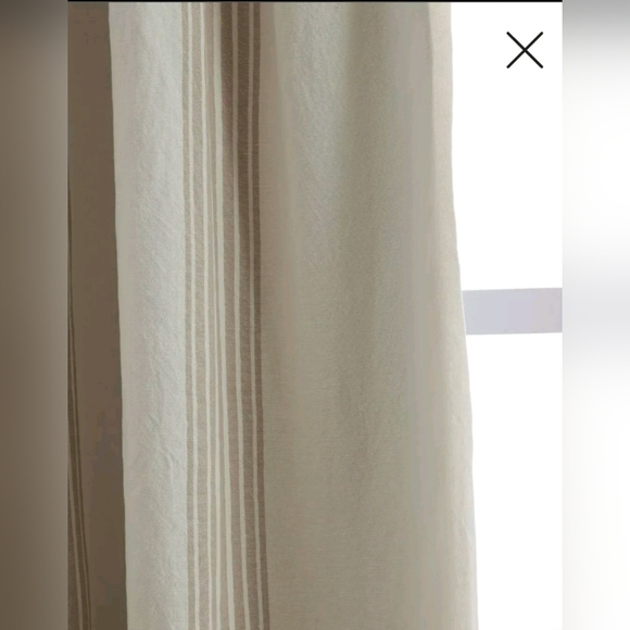 NWT! Quince Coastal Stripe Blackout Linen Curtains Set Of 2 Panels! 48"x 84"(C71 - Picture 4 of 11